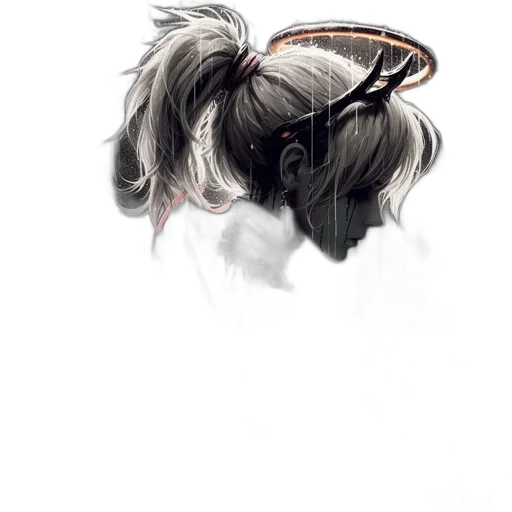 hair, crown, hat, mask transparent PNG cut-out