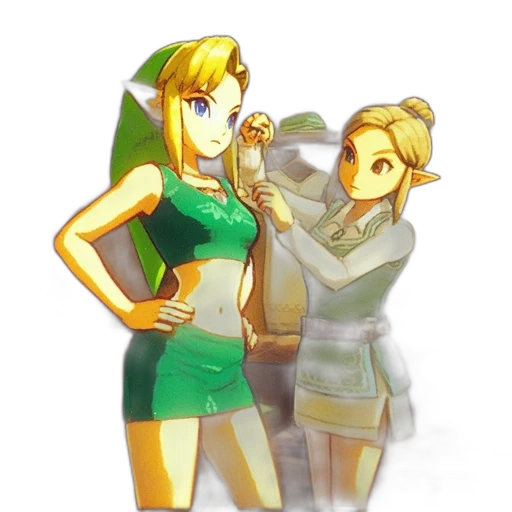 dress, staff, weapon, pixel art transparent PNG cut-out