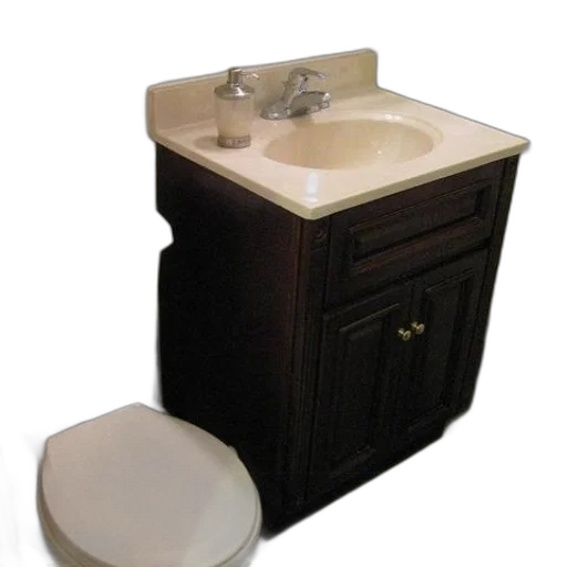 furniture, 3d render, bathroom, white transparent PNG cut-out