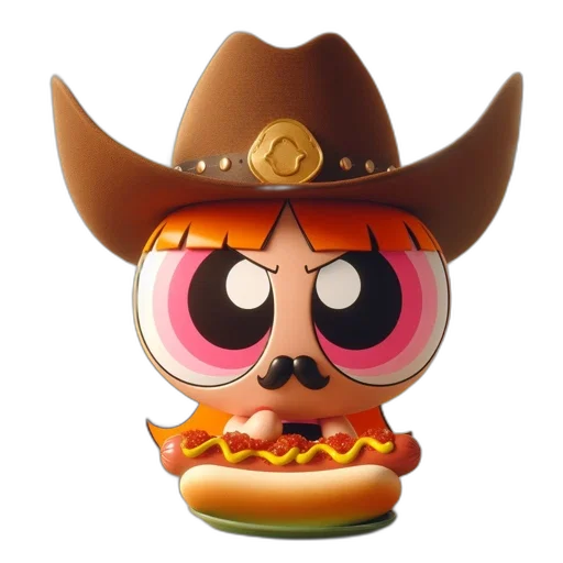 food, hat, 3d render, concept art transparent PNG cut-out