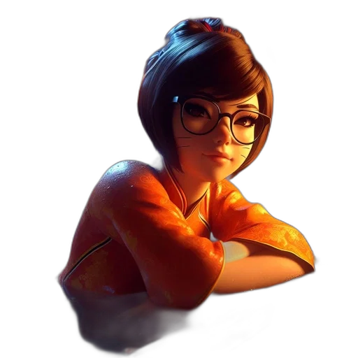 face, dress, robot, staff transparent PNG cut-out