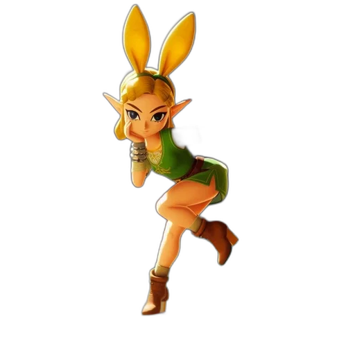 dress, animal, staff, weapon transparent PNG cut-out