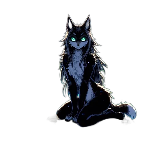animal, creature, staff, fantasy art transparent PNG cut-out