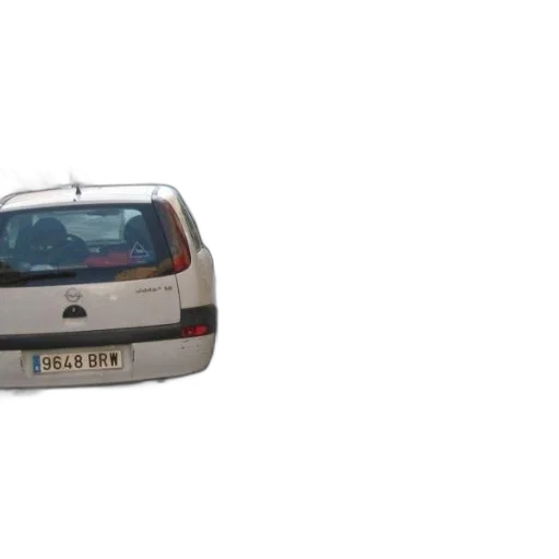 car, 3d render, narrow, street transparent PNG cut-out