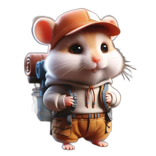staff, animal, jacket, 3d render transparent PNG cut-out