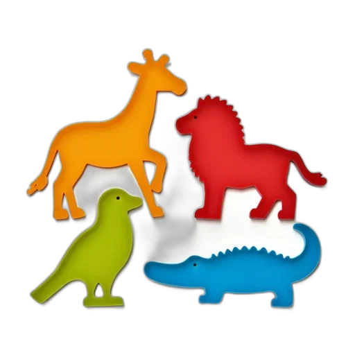 animal, staff, 3d render, concept art transparent PNG cut-out
