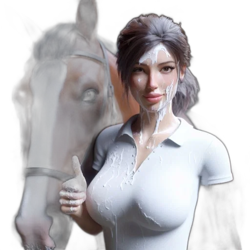 animal, dress, face, creature transparent PNG cut-out