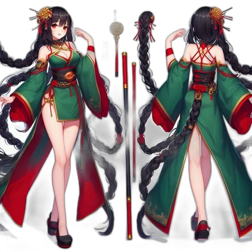 staff, concept art, fantasy art, pixel art transparent PNG cut-out