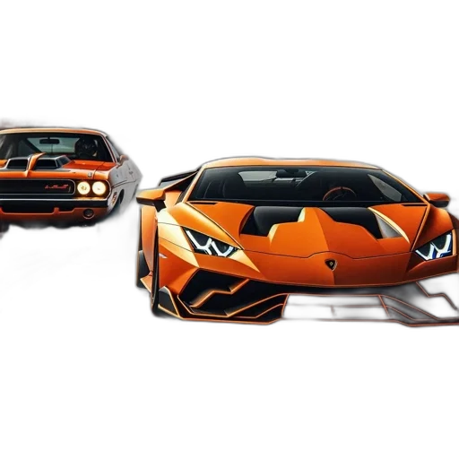 car, 3d render, concept art, photorealistic transparent PNG cut-out
