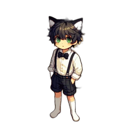staff, animal, creature, pixel art transparent PNG cut-out