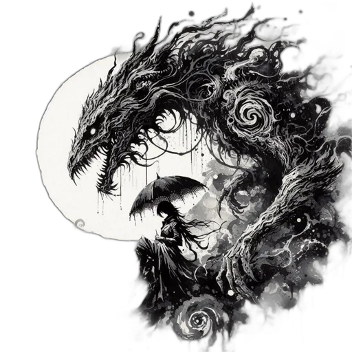 dragon, mask, creature, face transparent PNG cut-out