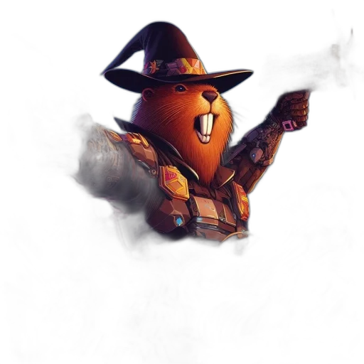 robot, staff, mask, weapon transparent PNG cut-out
