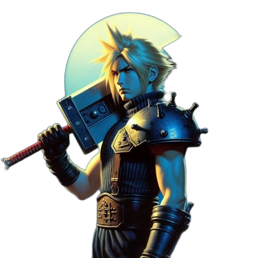 sword, staff, weapon, robot transparent PNG cut-out