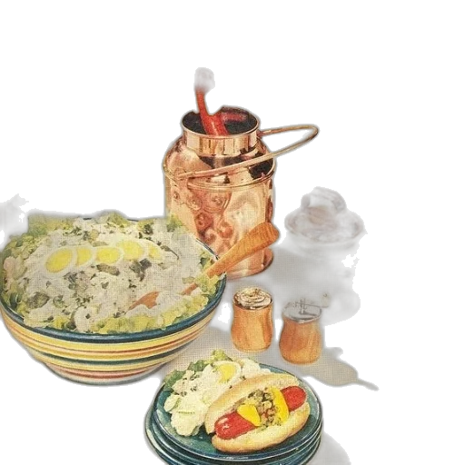 food, 3d render, photorealistic, vintage transparent PNG cut-out
