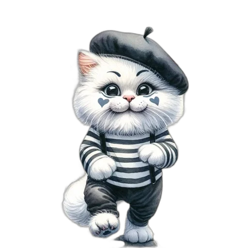 hat, staff, animal, creature transparent PNG cut-out