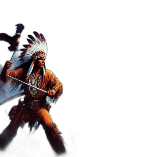 weapon, sword, staff, creature transparent PNG cut-out