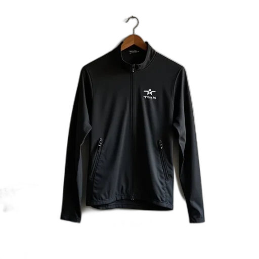jacket, black, trek, cycling transparent PNG cut-out