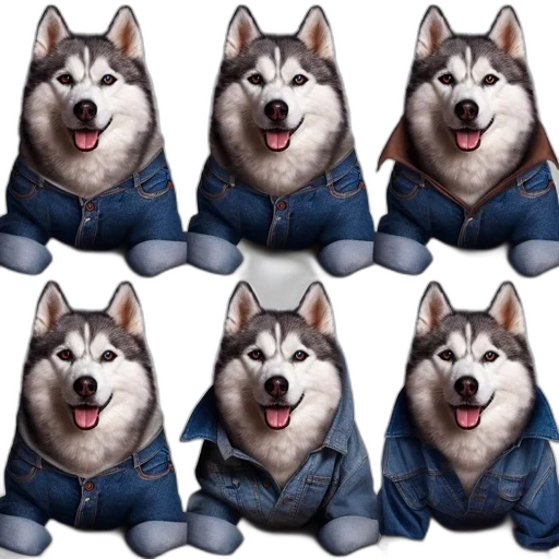 jacket, animal, face, creature transparent PNG cut-out