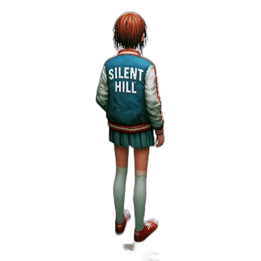 jacket, pixel art, concept art, comic book art transparent PNG cut-out