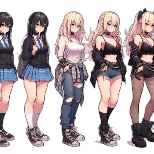anime, concept art, pixel art, cartoon transparent PNG cut-out