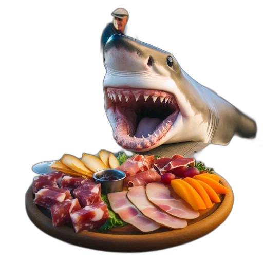 food, animal, creature, 3d render transparent PNG cut-out