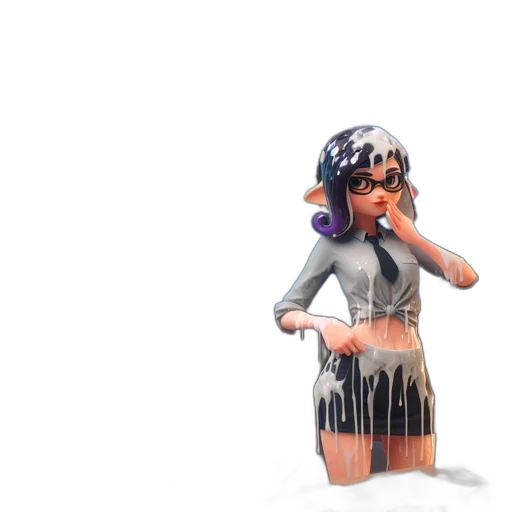 dress, creature, mask, jewelry transparent PNG cut-out