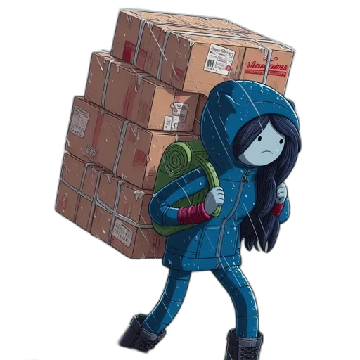 jacket, robot, concept art, pixel art transparent PNG cut-out