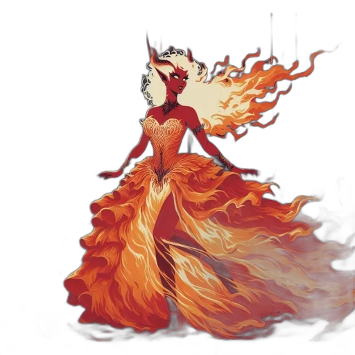 dress, crown, dragon, mask transparent PNG cut-out