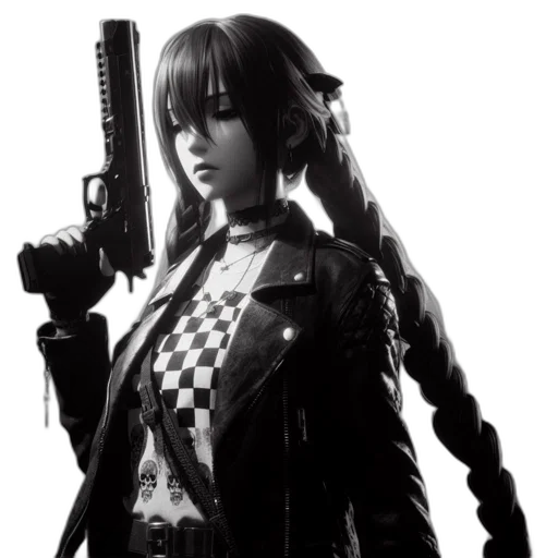 weapon, jacket, cyberpunk, concept art transparent PNG cut-out
