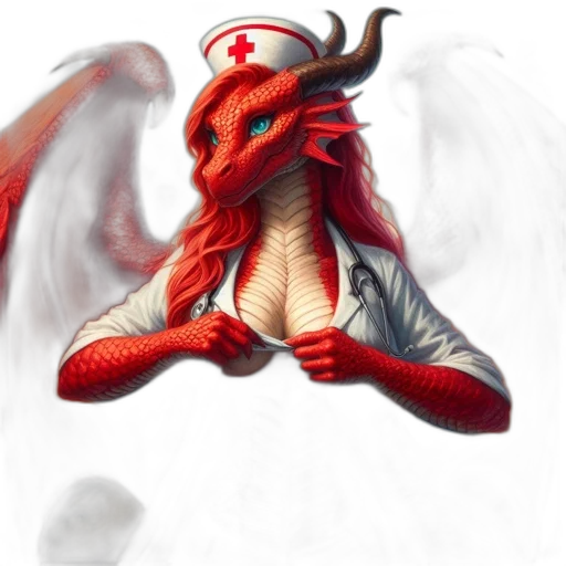 dragon, creature, staff, mask transparent PNG cut-out
