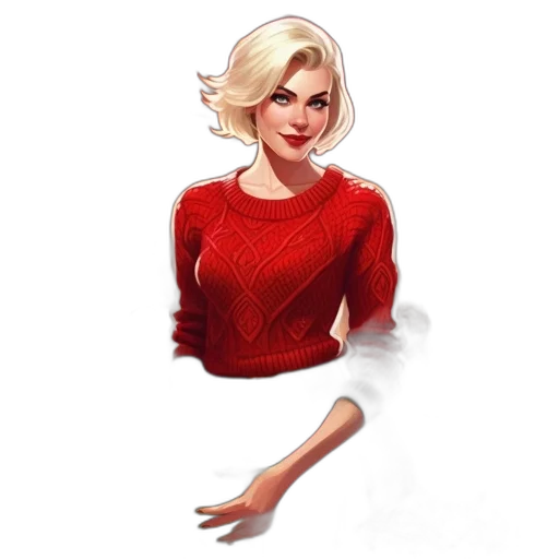 dress, jacket, staff, face transparent PNG cut-out