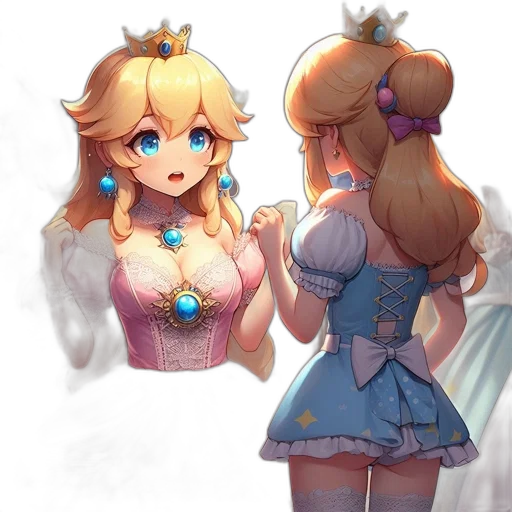 dress, crown, jewelry, face transparent PNG cut-out