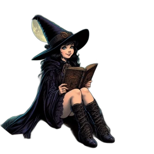 hat, staff, fantasy art, concept art transparent PNG cut-out