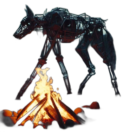 weapon, staff, robot, animal transparent PNG cut-out