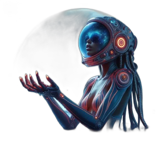 robot, creature, mask, face transparent PNG cut-out