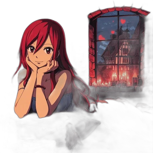dress, anime, concept art, pixel art transparent PNG cut-out