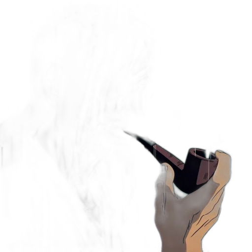 staff, weapon, mask, hair transparent PNG cut-out