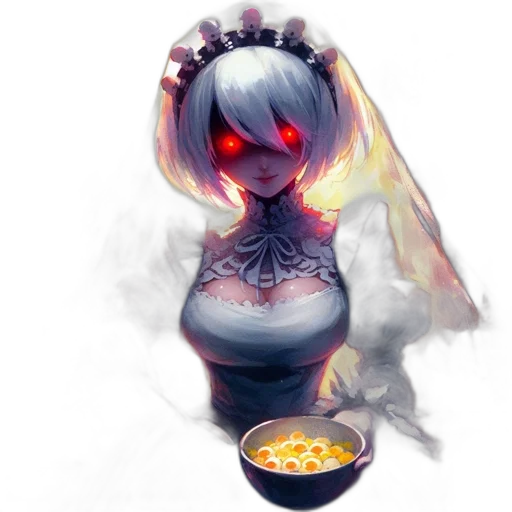 food, robot, dress, concept art transparent PNG cut-out