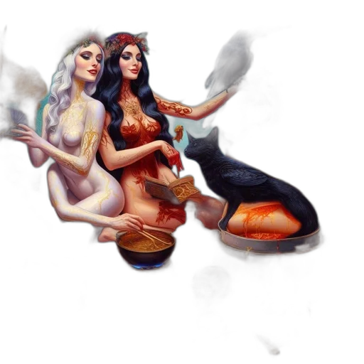 fantasy art, concept art, pixel art, comic book art transparent PNG cut-out
