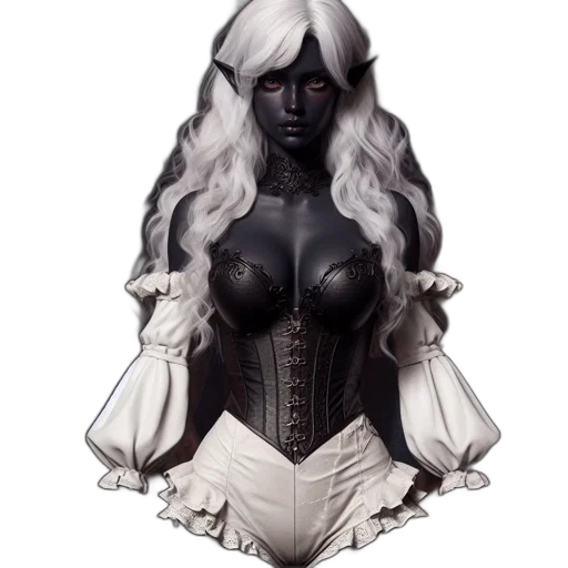 dress, mask, crown, fantasy art transparent PNG cut-out
