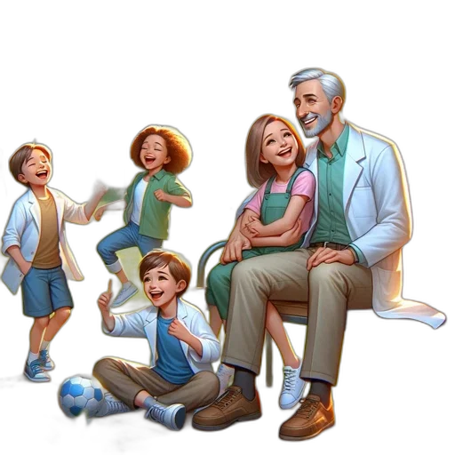 concept art, 3d render, photorealistic, cartoon transparent PNG cut-out