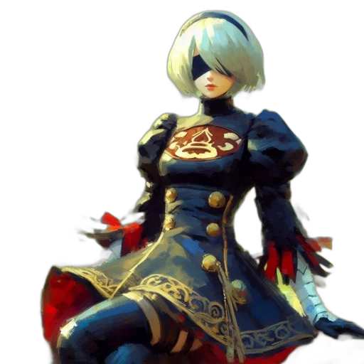 dress, staff, crown, weapon transparent PNG cut-out