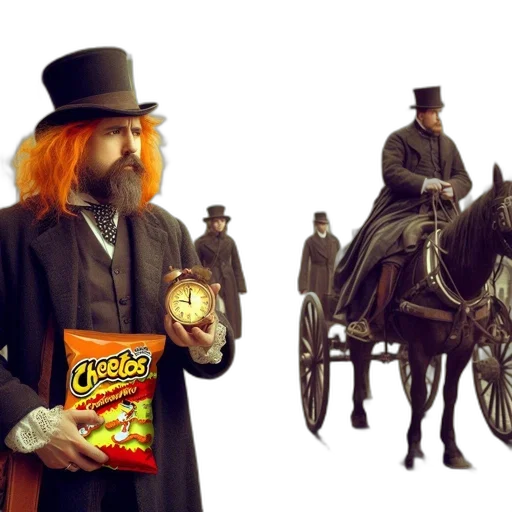 concept art, anachronistic, figure, stands transparent PNG cut-out