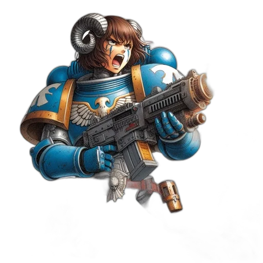 weapon, robot, concept art, 3d render transparent PNG cut-out