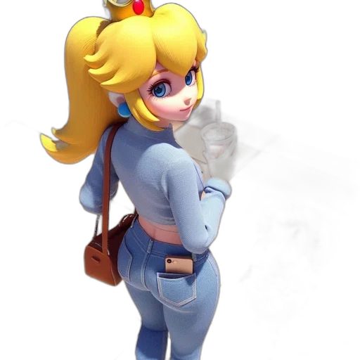 dress, staff, jacket, weapon transparent PNG cut-out