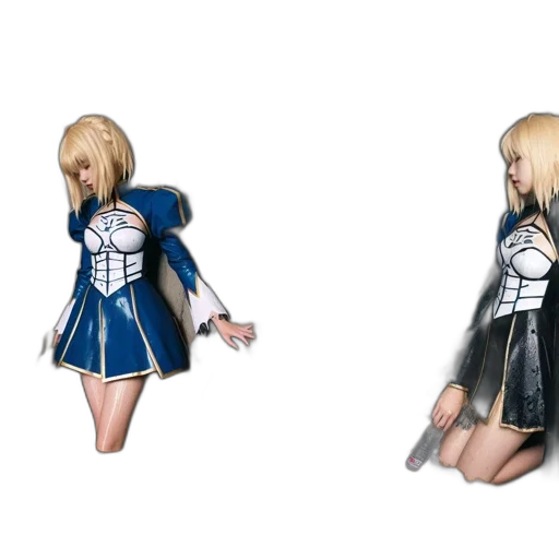 dress, jacket, concept art, 3d render transparent PNG cut-out