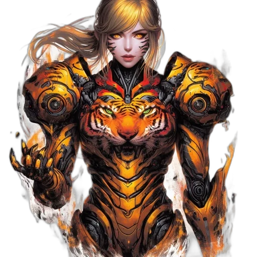 robot, dragon, face, concept art transparent PNG cut-out