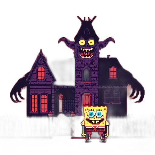 creature, robot, concept art, pixel art transparent PNG cut-out