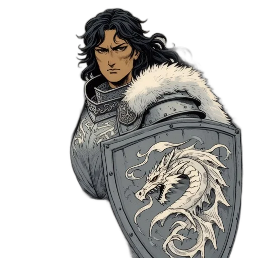 dragon, sword, weapon, fantasy art transparent PNG cut-out