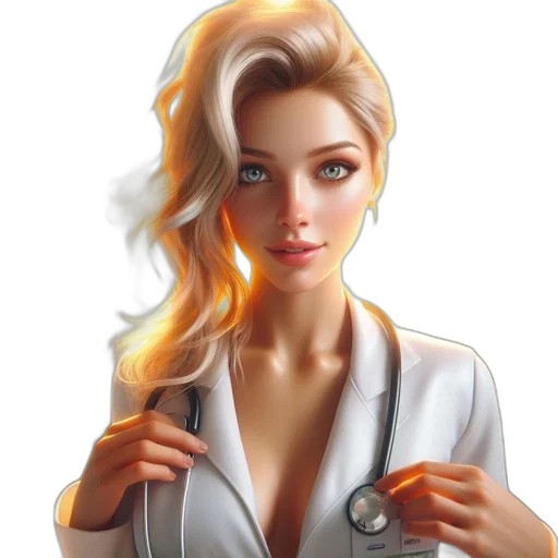 staff, dress, jewelry, face transparent PNG cut-out